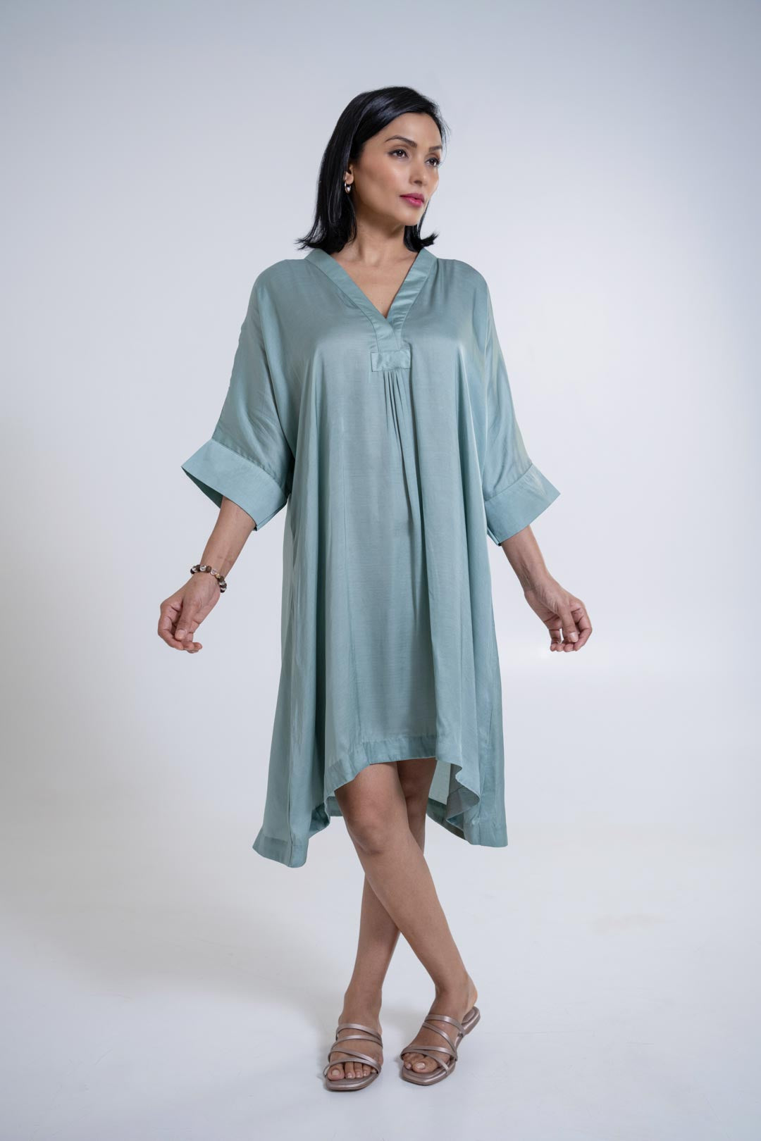 Ella Dress - Teal Blue