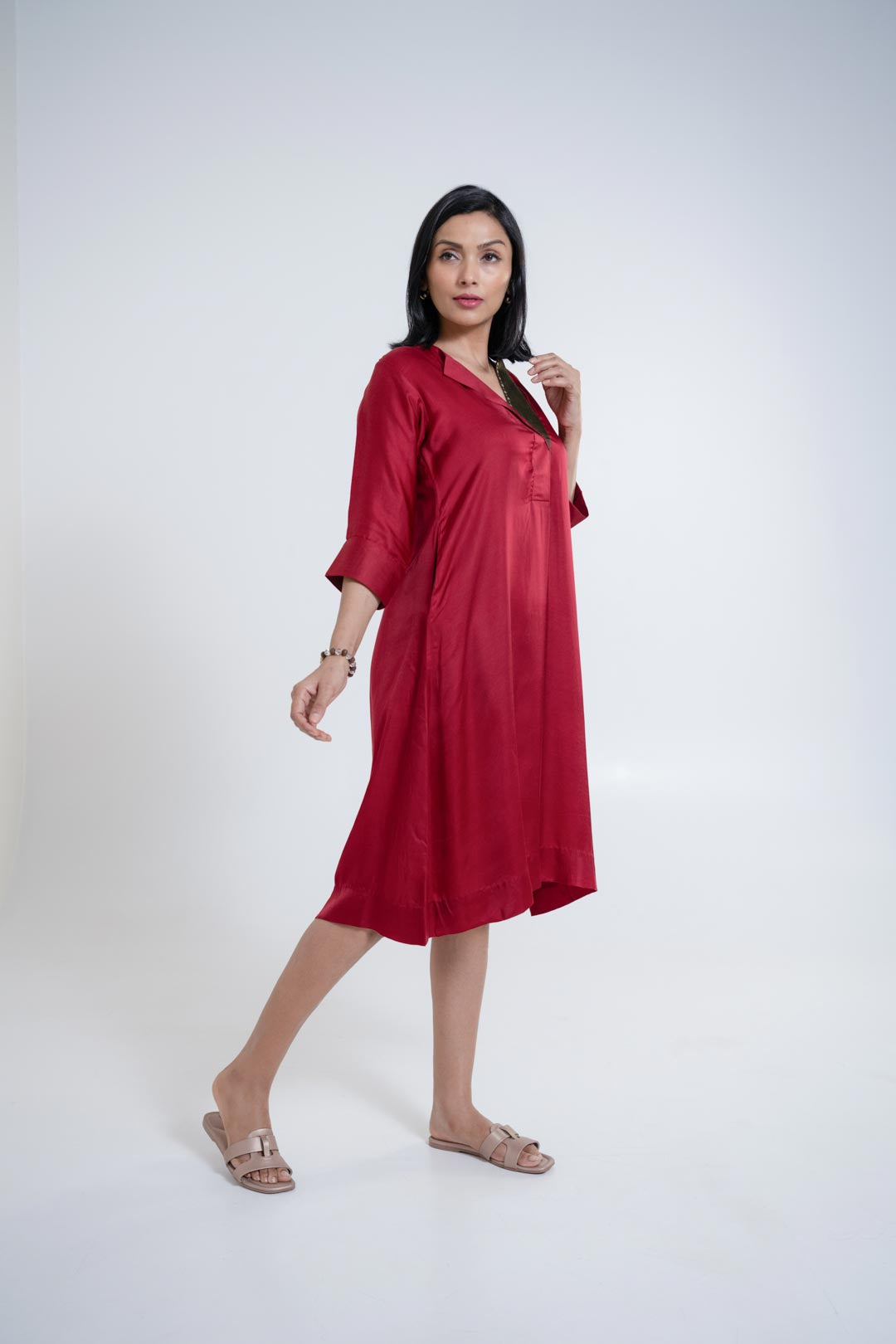 Lavanya Dress - Red