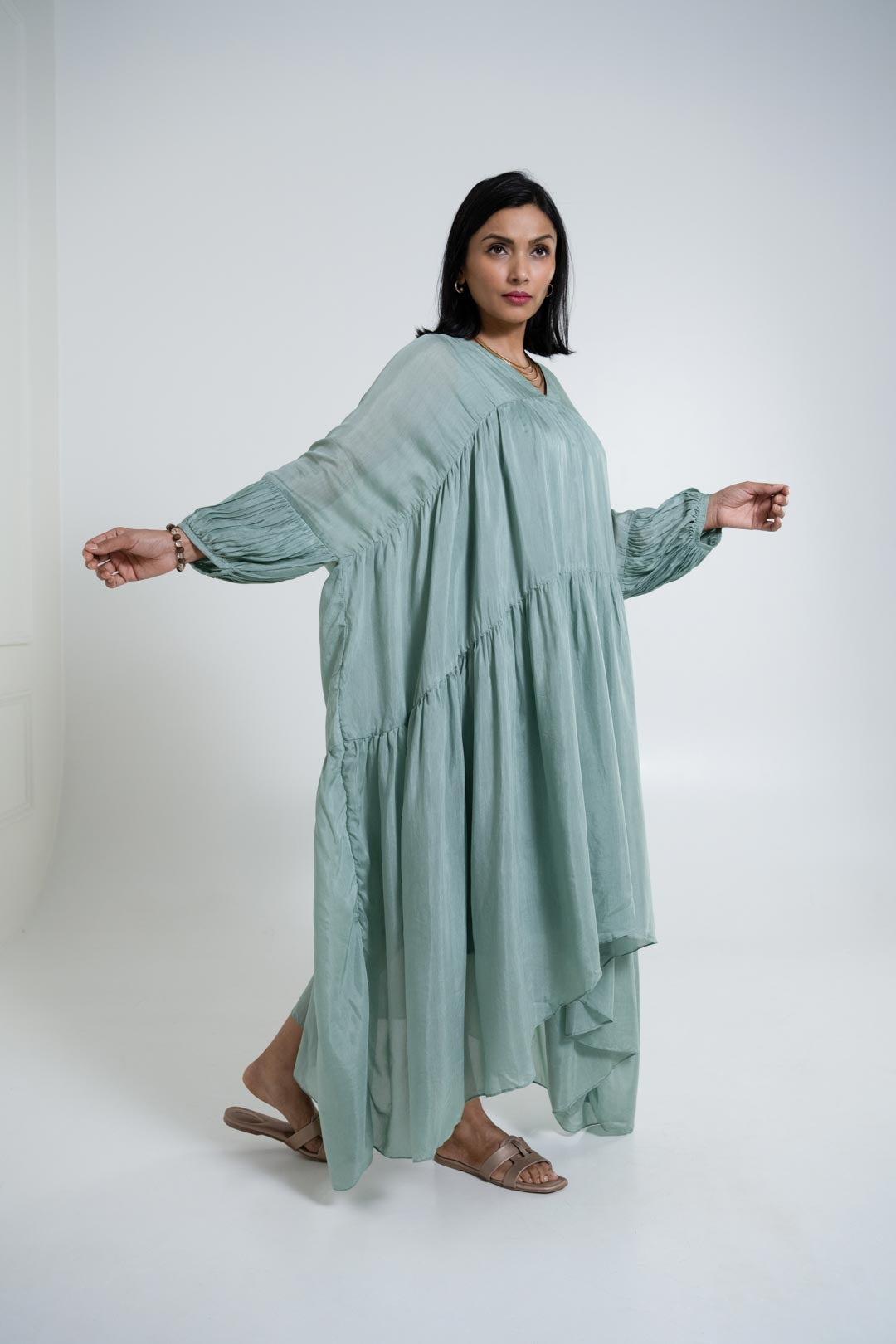 Neer Dress - Teal Blue