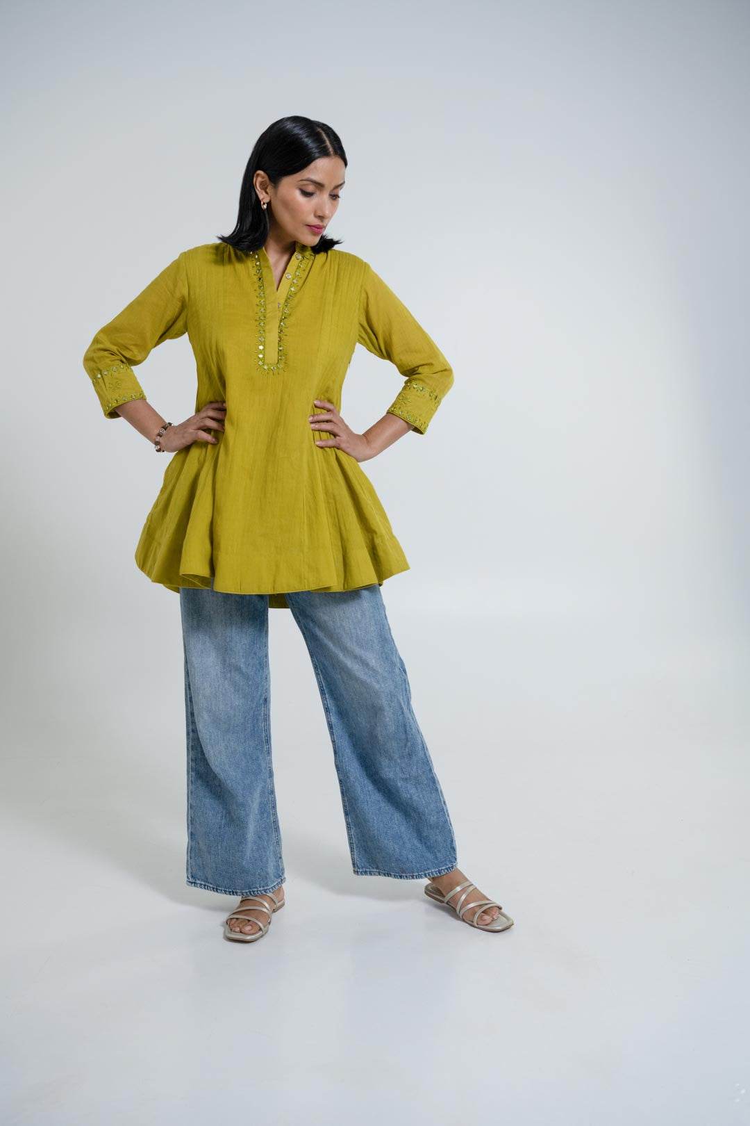 The Ava Tunic - Yellow
