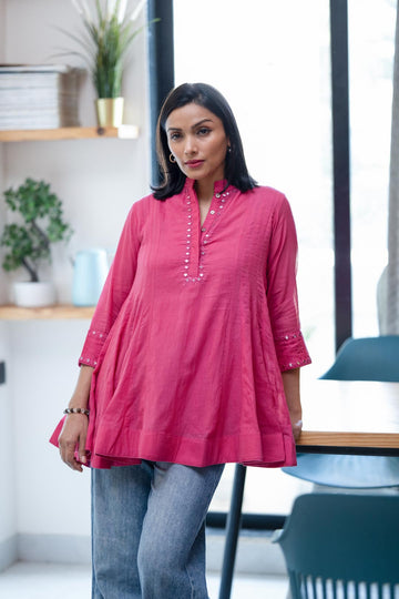 The Ava Tunic - Pink