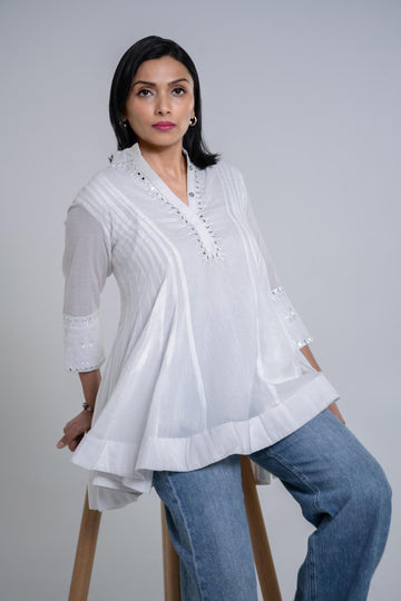 The Ava Tunic - White