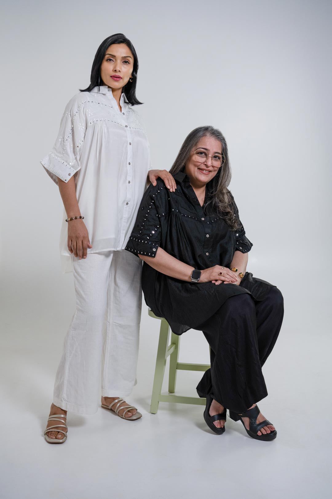 Samdipth Mirror Shirt - White