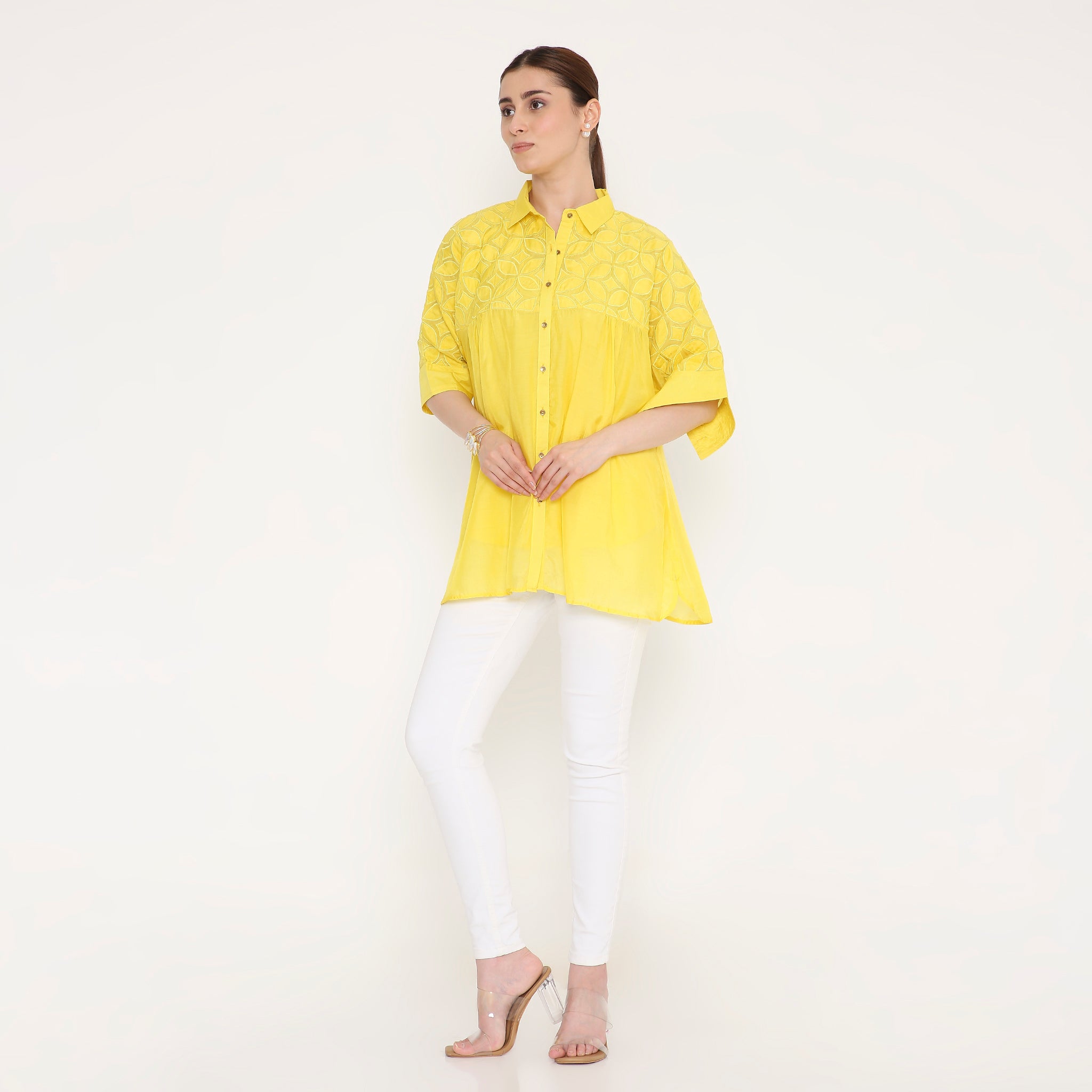 Samdipth Patchwork shirt